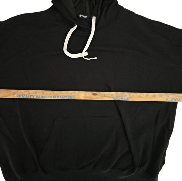Buffalo by David Bitton Black Hooded Sweatshirt Sz XXL Soft Stretch Blend Cozy - Picture 9 of 10